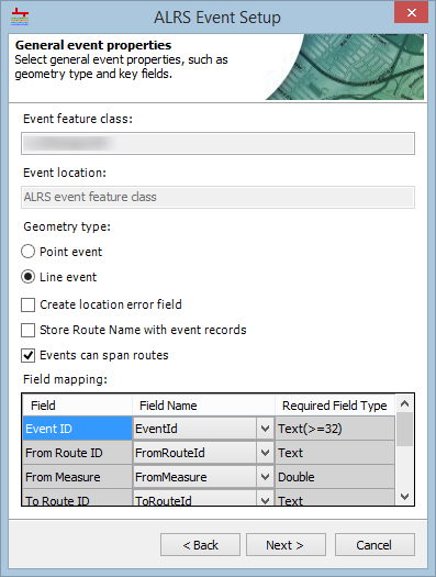 Field mapping