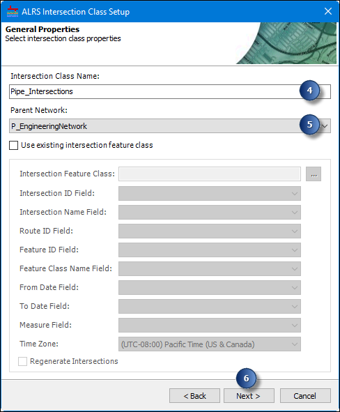 General Properties dialog box