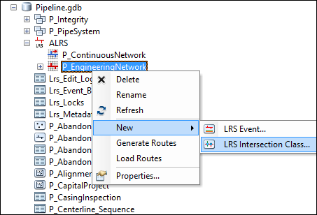 Creating a new LRS intersection class