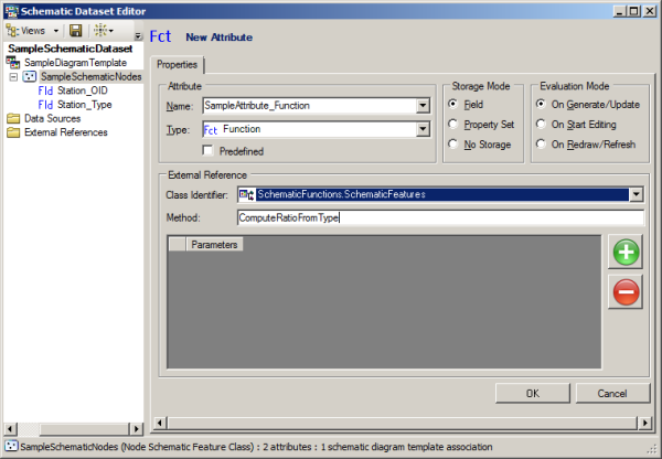 Sample Function attribute - Typing the name of the method