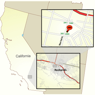 Example of locating a U.S. address