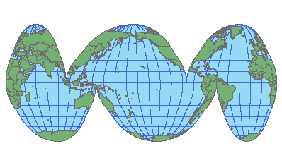 Goode S Interrupted Homolosine Map Goodes Homolosine—Help | Arcgis Desktop