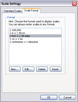 Setting the Scale Format