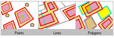 Finding features that are within a set distance of polygons