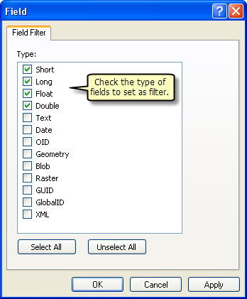 Field filter