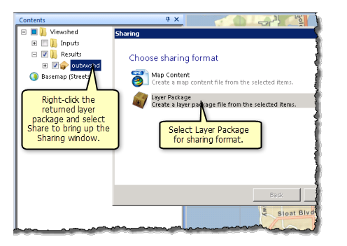 Using Geoprocessing Services In Arcgis Explorer For Windows Desktop Arcmap Arcgis Desktop