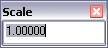 Scale command dialog box