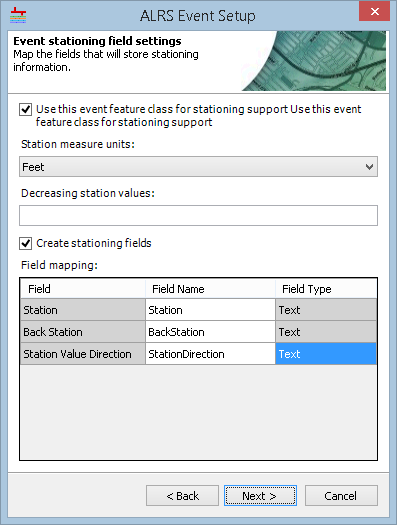 Field mapping