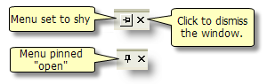 Opening and closing windows