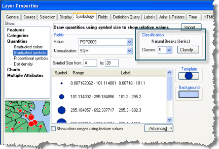 Finding Classify on the Symbology tab