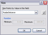 Define the attribute to drive symbol size