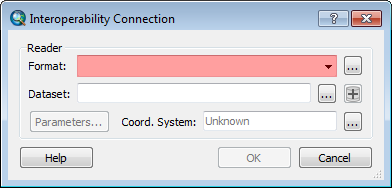 Interoperability Connection dialog box