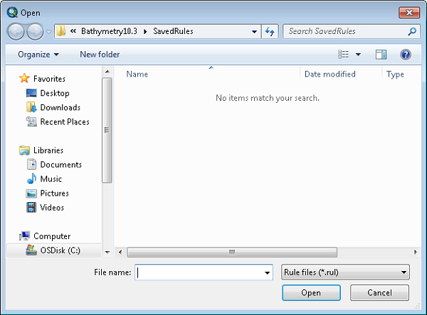 Open dialog box