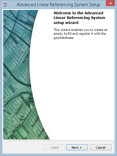 Create LRS setup wizard