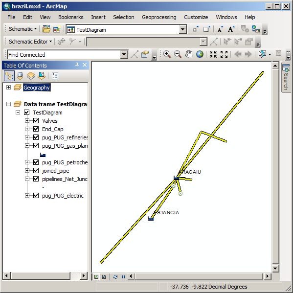 TestDiagram before relationship rule execution