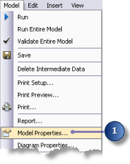 Open model properties