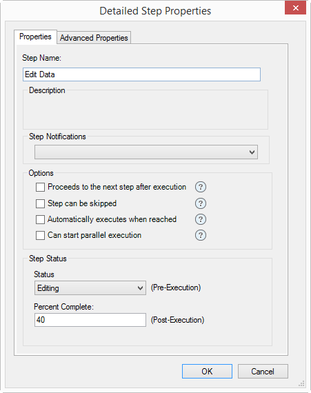 Properties tab