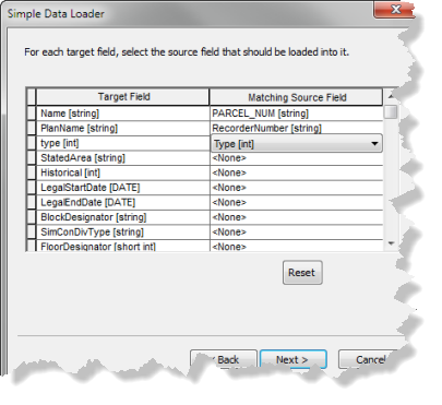 Field mapping