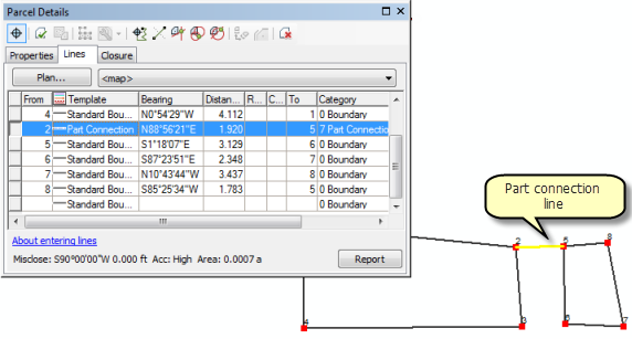 Multipart parcel