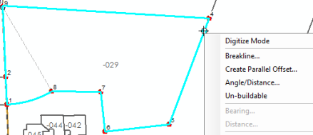 Breakline command