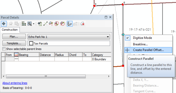 Create Parallel Offset