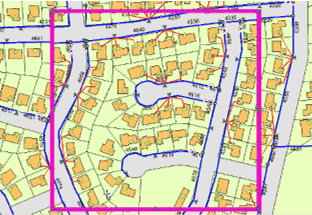 The results of a definition query of cables (in red) insulated with a particular material