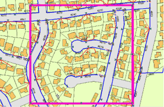 Spatial extent filter applied to some electric utility data