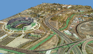 Point cloud symbolized with RGB attributes