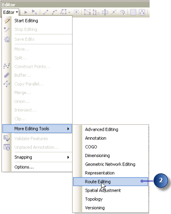 Route editing