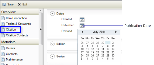 Choose a date to indicate when significant events occurred