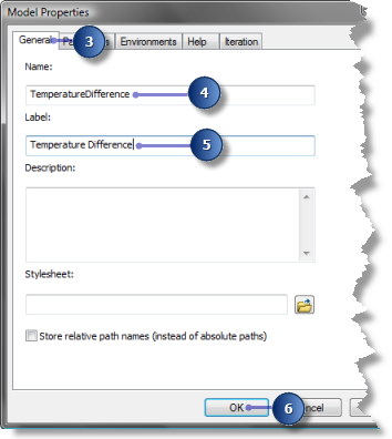 Specify model name and label