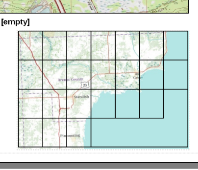 Locator map with current page layer