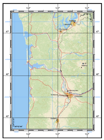 Calibrated Grid Layer example