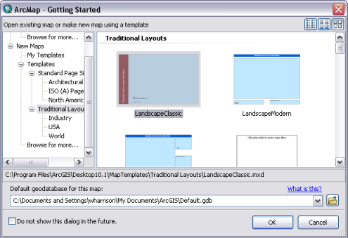 Getting Started dialog box