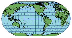 Illustration of the Robinson projection