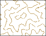 Contours from raster surface