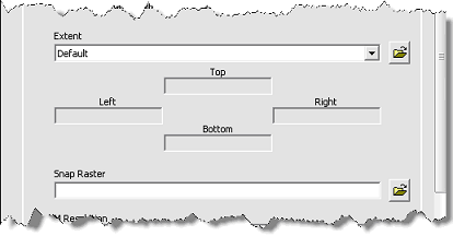 Extent and Snap Raster environment settings