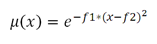 Gaussian fuzzy function equation