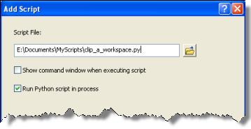 Add Script Wizard panel 2