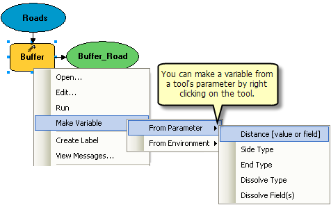 Exposing tool parameter to make a model variable