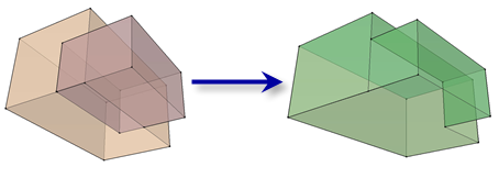 Example of using Union 3D to remove extraneous interior geometry