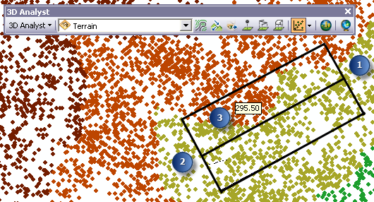 Using the Terrain Points Profile tool