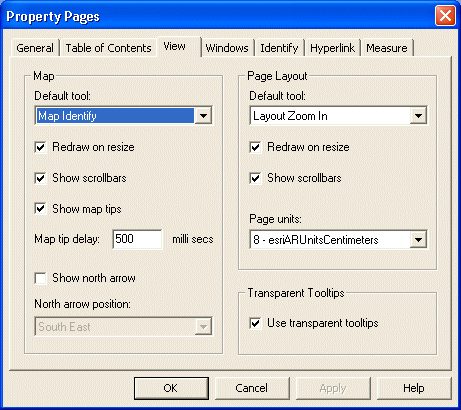 Property Pages dialog box