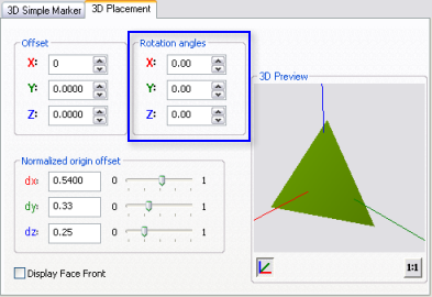 Adjust rotation angles for 3D symbols