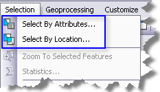 Additional selection options in ArcGlobe