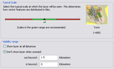 Add Data Wizard settings for scale and visibility ranges