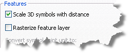 Scale 3D symbols size based on distance.