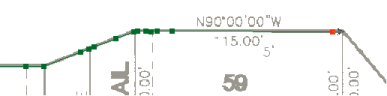 Centerline tracing used to create line features