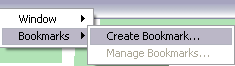 Create new bookmark