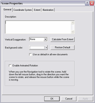 Setting the background display options in ArcScene—ArcMap | Documentation